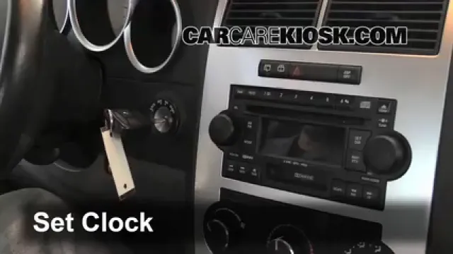 2006 Dodge Magnum RT 5.7L V8 Reloj Fijar hora de reloj